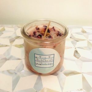 NWT Fig Patchouli Quartz Candle